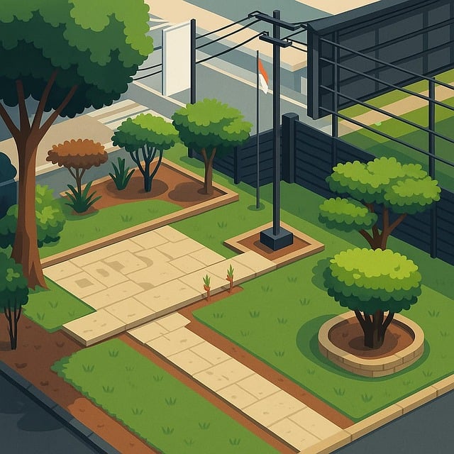 Lawn and Plant